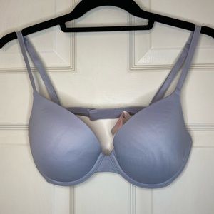 Pink Underwire Push-up pink and gray bra
